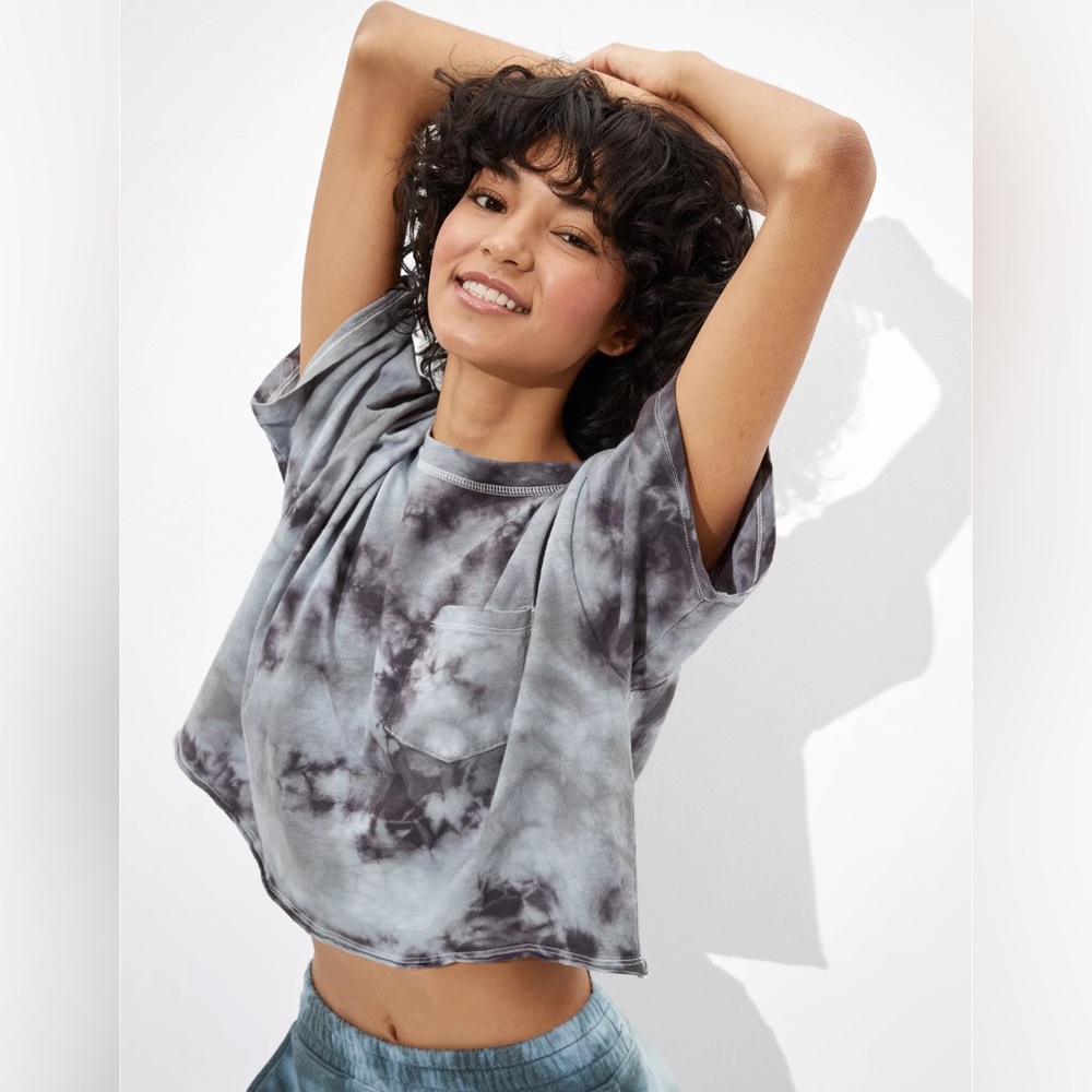 American Eagle Tie-dye Crop Top